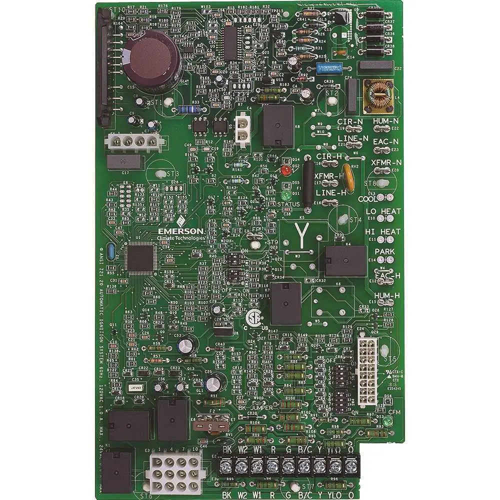 Emerson 2-Stage Furnace Control Kit For Hot Surface Ignition Variable Speed Blower Motors and Inducers 50V54-820