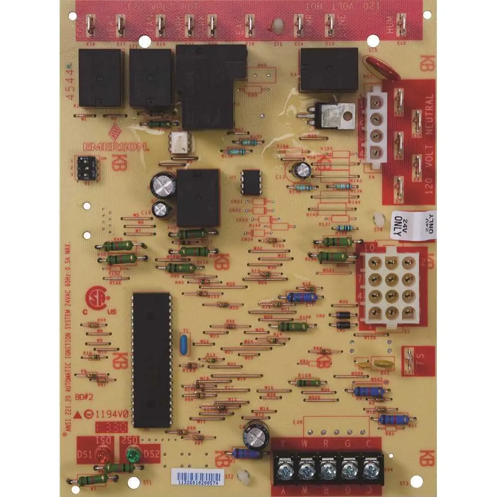 Emerson Lennox Direct Replacement Integrated Furnace Control Hot Surface Ignition for 80V Ignitors 50A66-743