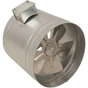 Packard DF9008 Packard Parkard 8" Diameter Duct Booster Fan 235 Cfm, 120 Volt
