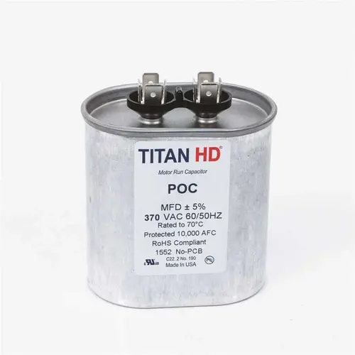 40 MFD 440/370-Volt Oval Run Capacitor
