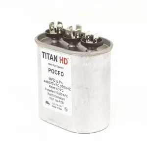 TITAN HD POCF50A 50 MFD 440/370-Volt Oval Run Capacitor