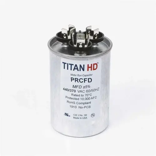 20+5 MFD 440/370-Volt Round Run Capacitor
