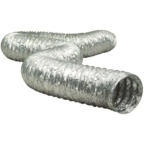 4 in. x 25 ft. Flexible Foil Duct Silver