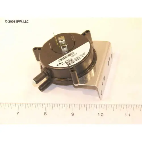Pressure Control Switch, Spno, Close-On Fall, -0.90" Wc