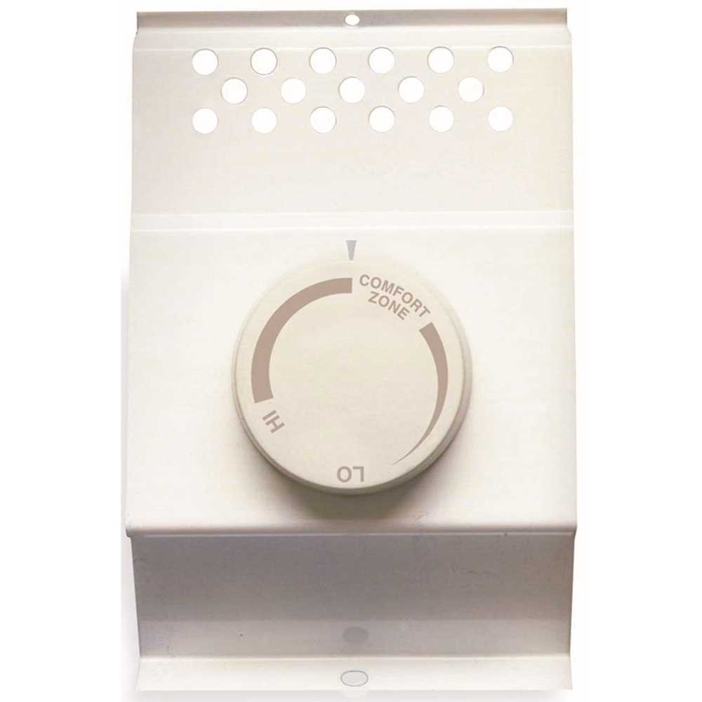 Cadet BTF1W Single-Pole Electric Baseboard-Mount Thermostat in White