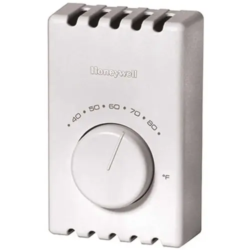 Thermostat T41 Electric Heat Single Pole Premier White