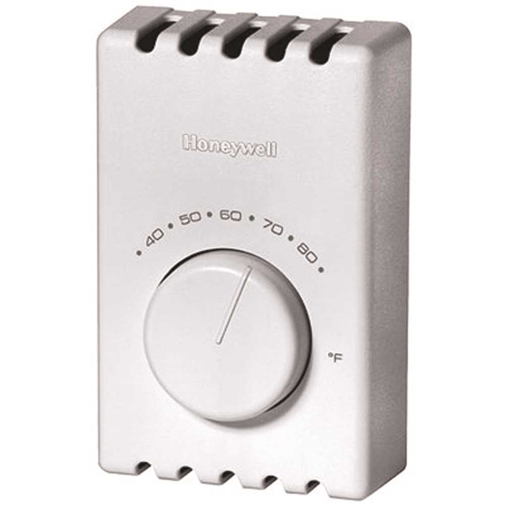 Honeywell T410A1013 Thermostat T41 Electric Heat Single Pole Premier White
