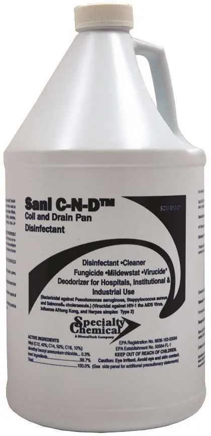 Diversitech 1 Gal. Sani C-N-D Coil and Drain Pan Disinfectant Blue SANI-CND Diversitech 1 Gal. Sani C-N-D Coil and Drain Pan Disinfectant Blue SANI-CND