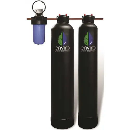 Ultimate Combo Series - Whole House Filtration Plus Envirosoft Salt-Free Conditioning - 34 GPM Black Ultimate Combo Series - Whole House Filtration Plus Envirosoft Salt-Free Conditioning - 34 GPM Black