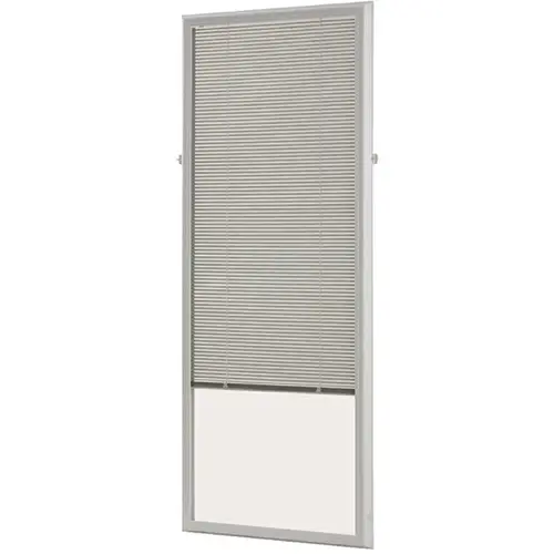 White Cordless Add On Enclosed Aluminum Blinds with 1/2 in. Slats, for 22 in. Wide x 64 in. Length Door Windows White Cordless Add On Enclosed Aluminum Blinds with 1/2 in. Slats, for 22 in. Wide x 64 in. Length Door Windows