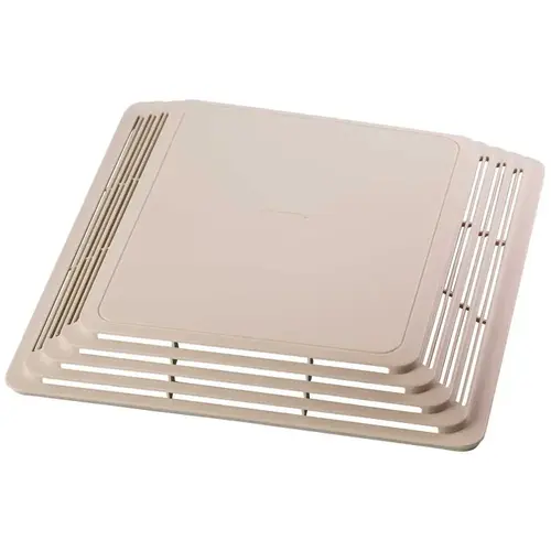 Nutone Plastic Exhaust Fan Grille, 11-1/8 X 10-5/8", White