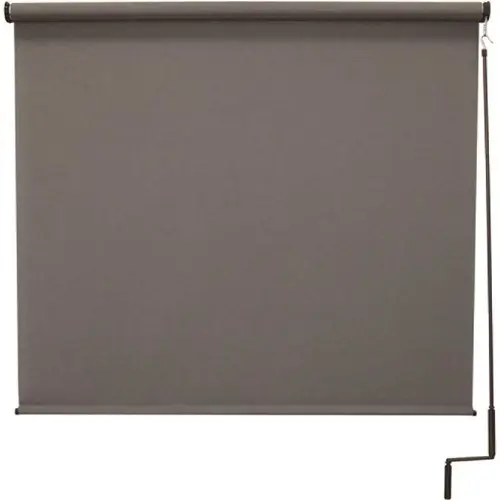 Morro Bay Cordless UV Protection PVC Outdoor Roller Shade Pole Operated 72 in. W x 96 in. L