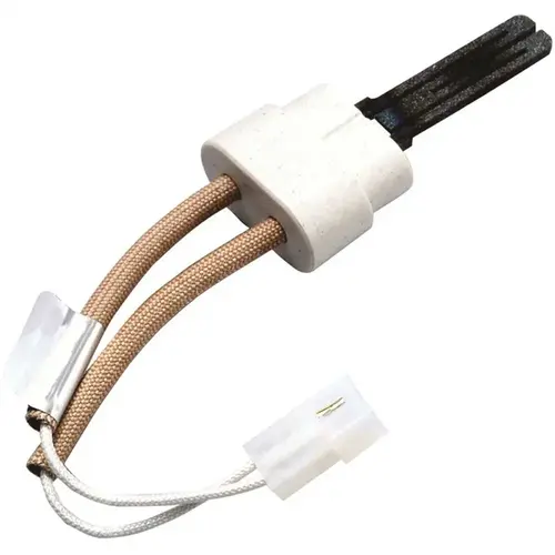 Hot Surface Ignitor With 6 in. Leads 200 Insulation Electrical Connection Receptacle with 0.093 in. Male Pins Hot Surface Ignitor With 6 in. Leads 200 Insulation Electrical Connection Receptacle with 0.093 in. Male Pins