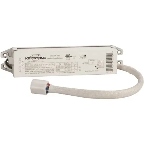 Keystone 40-Watt 1-Lamp T9 Rapid Start Electronic Fluorescent Replacement Ballast
