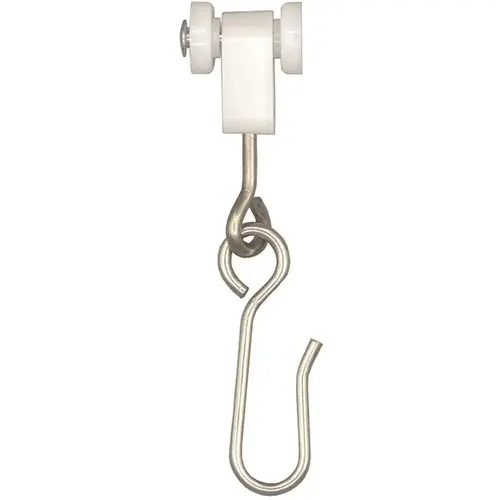6000 Series Wheeled Carrier with Hook - White - pack of 25