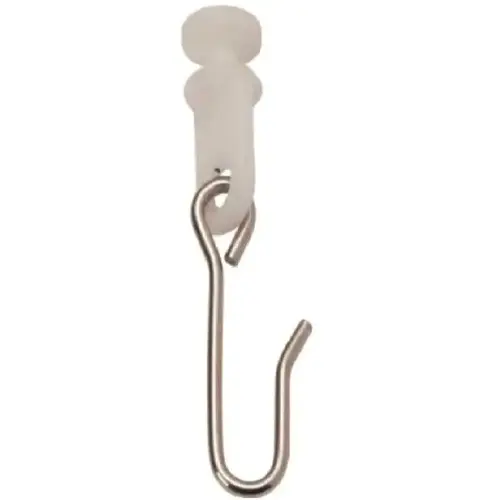 8300 Series Glide Carrier with Hook White - pack of 25