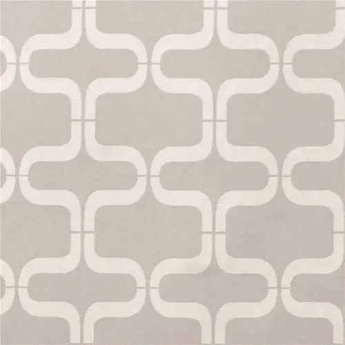 Links Pattern Privacy Curtain Platinum, 108 in. W x 84 in. H