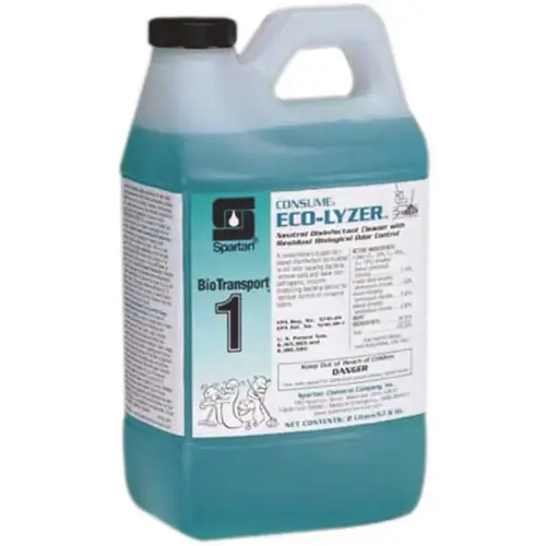BioTransport 1 Consume Eco-Lyzer 2 Liter Floral Scent Disinfectant/Deodorant Teal BioTransport 1 Consume Eco-Lyzer 2 Liter Floral Scent Disinfectant/Deodorant Teal