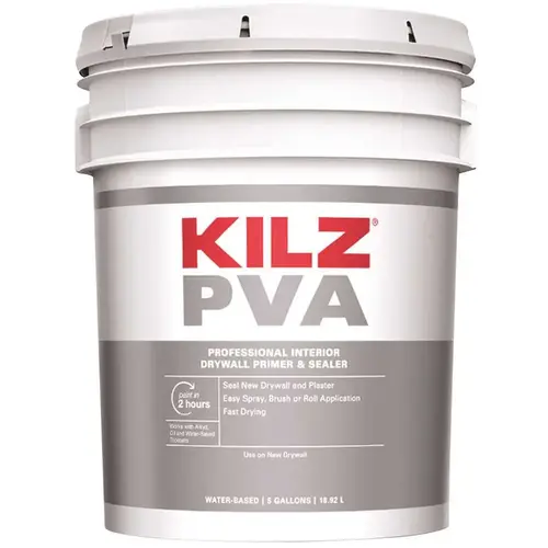 PVA 5 Gal. White Interior Drywall Primer