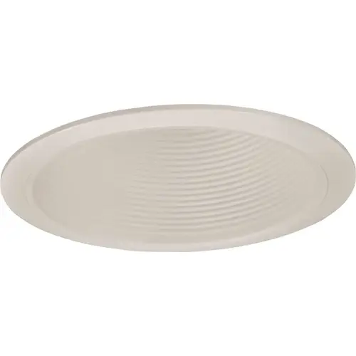 RECESSED LIGHTING 6 IN. WHITE NONMETALLIC BAFFLE WITH WHITE TRIM RING