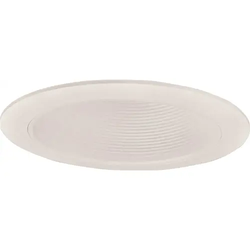 RECESSED LIGHTING 6 IN. WHITE METAL BAFFLE WITH WHITE TRIM RECESSED LIGHTING 6 IN. WHITE METAL BAFFLE WITH WHITE TRIM