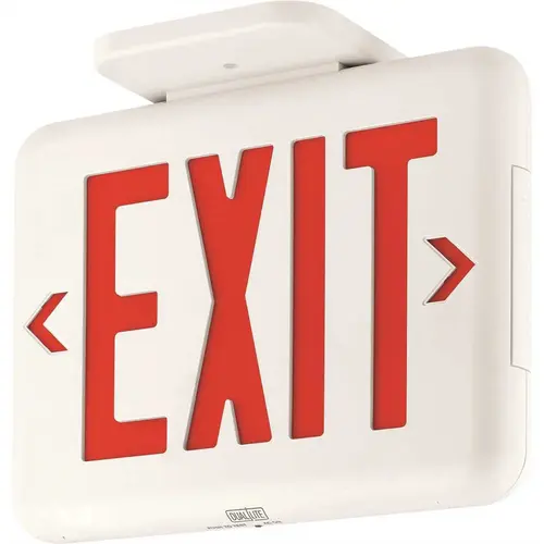 EVE Series 2-Watt White/Red Integrated LED Exit Sign with Battery and Self-Diagnostics Color/Finish Family EVE Series 2-Watt White/Red Integrated LED Exit Sign with Battery and Self-Diagnostics Color/Finish Family