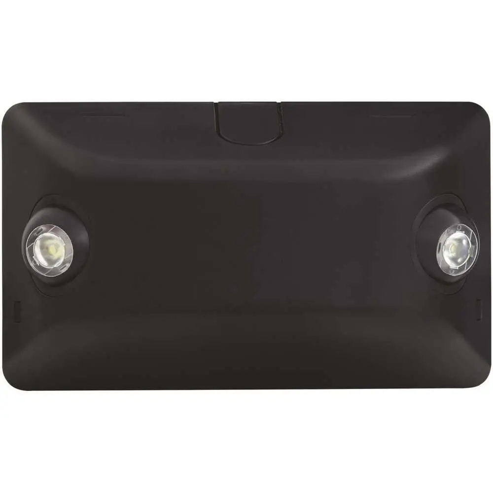 Hubbell Lighting Dual-Lite 4-Watt Black Integrated LED Emergency Light Damp Location Color/Finish Family EV4DB Hubbell Lighting Dual-Lite 4-Watt Black Integrated LED Emergency Light Damp Location Color/Finish Family EV4DB