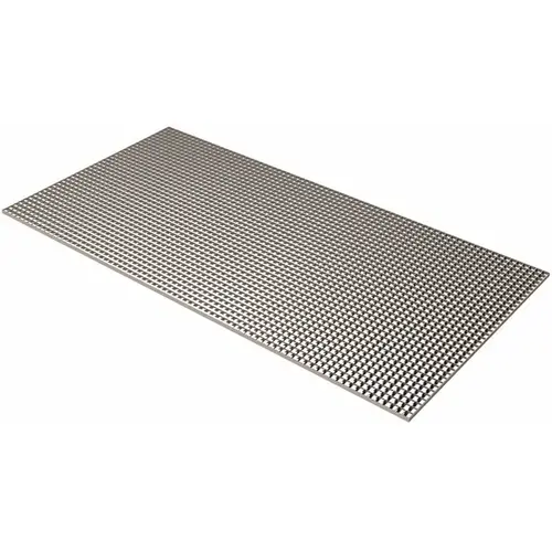 2 Ft. x 4 Ft. x 3/8 In. Egg Crate Silver Styrene Light Panel