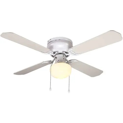 Littleton 42 in. Indoor White Ceiling Fan with Light Kit Littleton 42 in. Indoor White Ceiling Fan with Light Kit