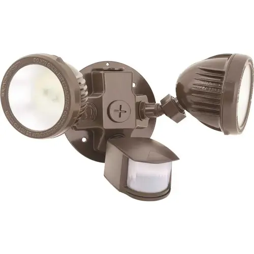 Marshal 26.6-Watt Dark Bronze Motion Activated Outdoor Integrated LED Flood Light Marshal 26.6-Watt Dark Bronze Motion Activated Outdoor Integrated LED Flood Light