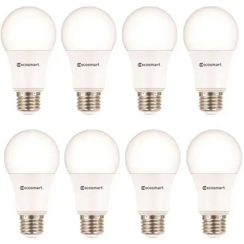 60-Watt Equivalent A19 ENERGY STAR and Dimmable LED Light Bulb Daylight - pack of 8 60-Watt Equivalent A19 ENERGY STAR and Dimmable LED Light Bulb Daylight - pack of 8