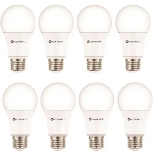 60-Watt Equivalent A19 Dimmable ENERGY STAR LED Light Bulb Soft White - pack of 8