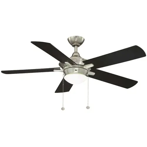 Edgemont 52 in. Indoor Brushed Nickel Ceiling Fan with Light Kit Edgemont 52 in. Indoor Brushed Nickel Ceiling Fan with Light Kit