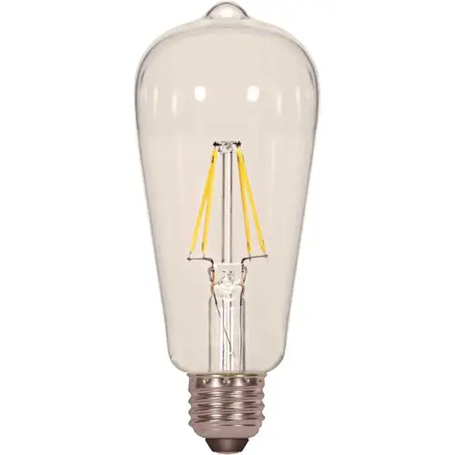 60-Watt Equivalent ST19 Medium Base LED Light Bulb, Warm White - pack of 6 60-Watt Equivalent ST19 Medium Base LED Light Bulb, Warm White - pack of 6