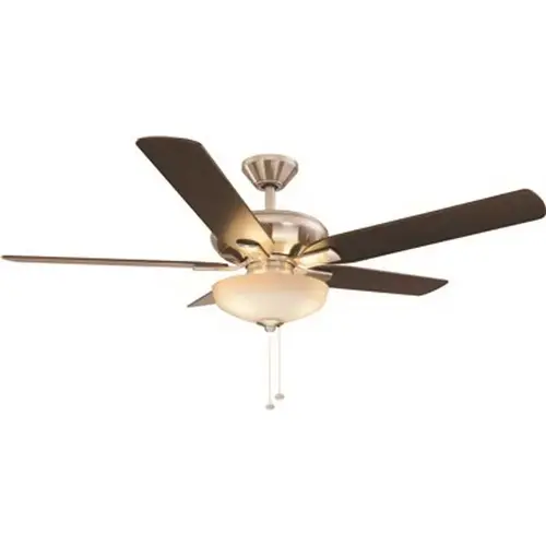 Holly Springs 52 in. LED Indoor Brushed Nickel Ceiling Fan with Light Kit Holly Springs 52 in. LED Indoor Brushed Nickel Ceiling Fan with Light Kit
