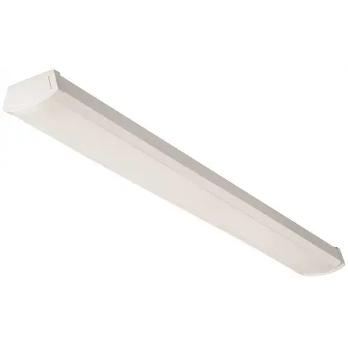 Contractor Select FMLWL 4 ft. Dimmable 40-Watt 2900 Lumens 4000K White Integrated LED Wrap Light Fixture Color/Finish Family