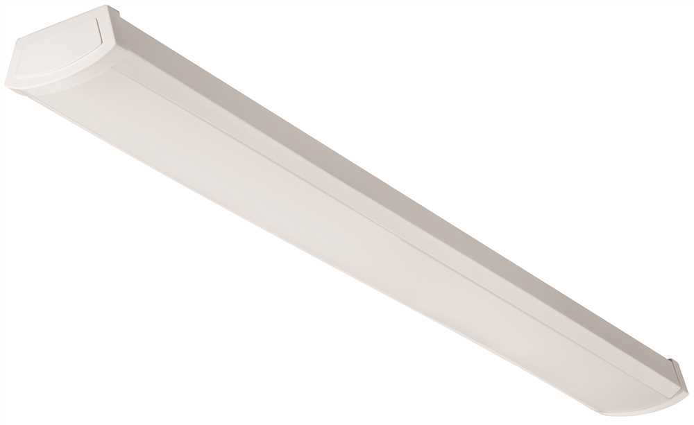 Lithonia Lighting FMLWL 48 840 Contractor Select FMLWL 4 ft. Dimmable 40-Watt 2900 Lumens 4000K White Integrated LED Wrap Light Fixture Color/Finish Family