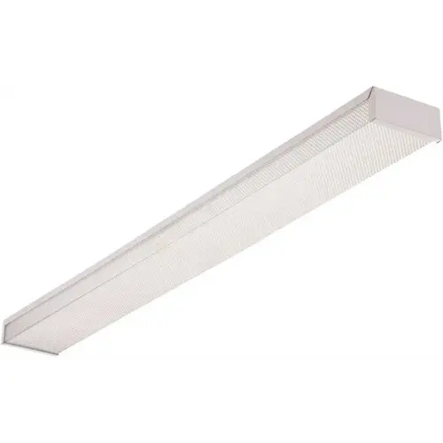 2-Light White Utility Light Wraparound Color/Finish Family