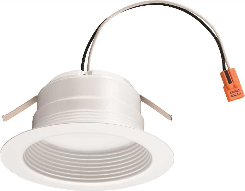 Lithonia Lighting 4BEMW LED 30K 90CRI M6 Contractor Select E 4 in. 3000K 700 Lumens Soft White Recessed Integrated LED Retrofit Baffle Trim