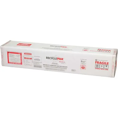 Medium 4 Ft. Fluorescent Lamp Recycling Box Medium 4 Ft. Fluorescent Lamp Recycling Box