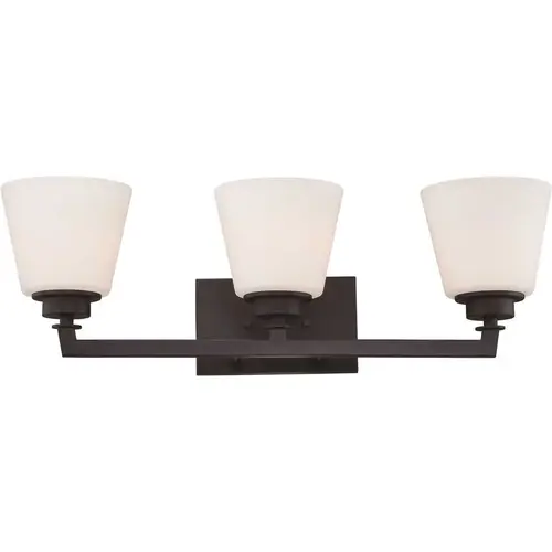 Nora 3-Light Aged Bronze Bath Light Color/Finish Family Nora 3-Light Aged Bronze Bath Light Color/Finish Family