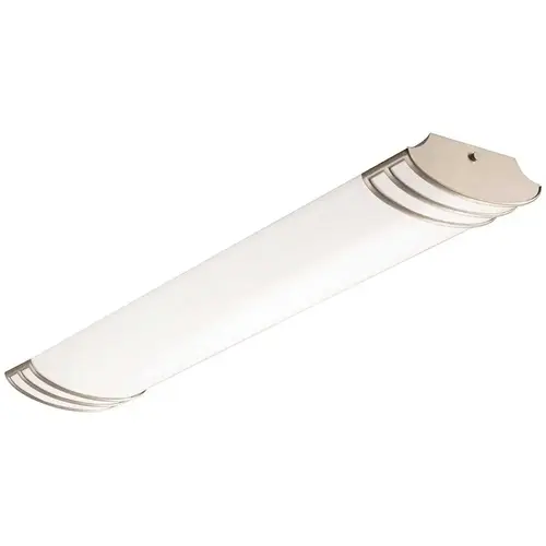 FMLFUTL 4 ft. 37-Watt Brushed Nickel Integrated LED Linear Flush Mount