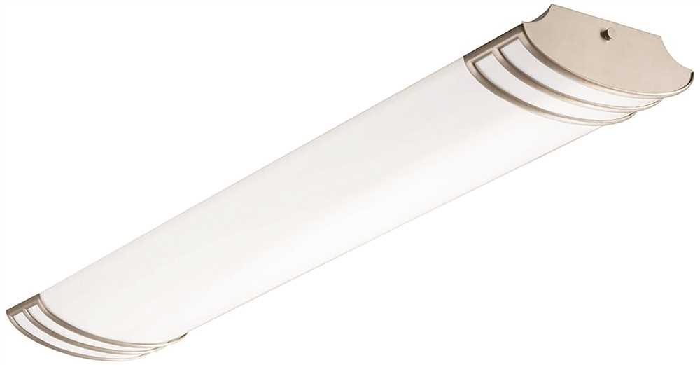 Lithonia Lighting FMLFUTL 48 840 BN FMLFUTL 4 ft. 37-Watt Brushed Nickel Integrated LED Linear Flush Mount
