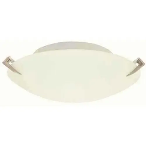 2-Light Brushed Nickel Flushmount Color/Finish Family
