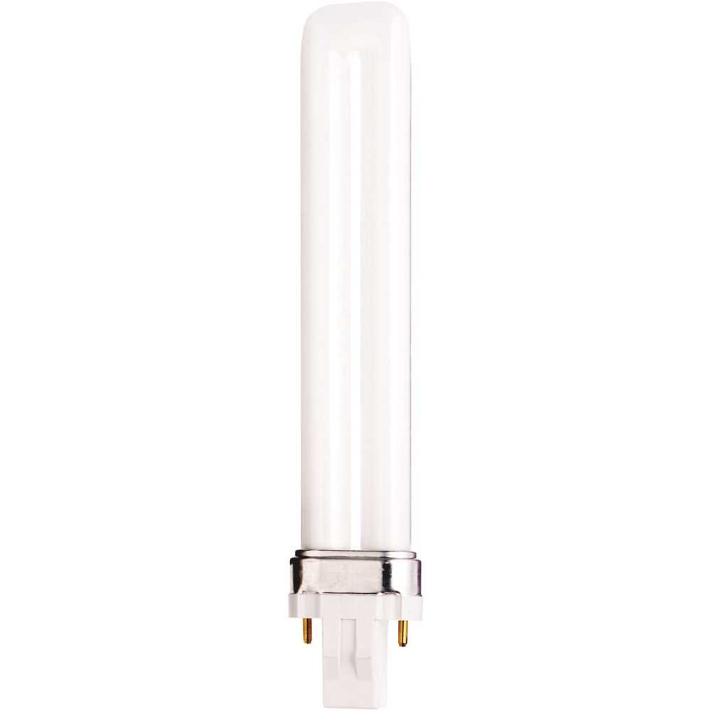 Satco S8312 60-Watt Equivalent T4 GX23 Base CFL Light Bulb, Cool White