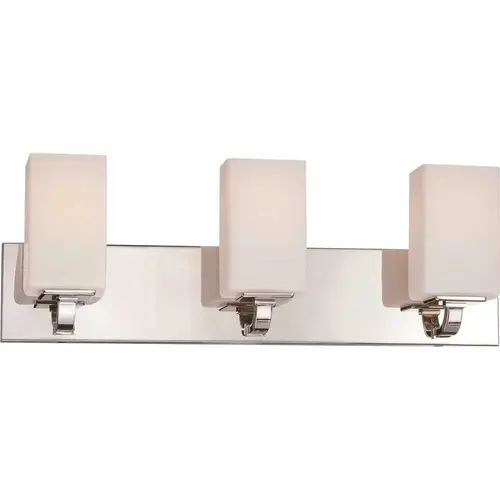 Banning 3-Light Polished Nickel Bath Light Color/Finish Family Banning 3-Light Polished Nickel Bath Light Color/Finish Family
