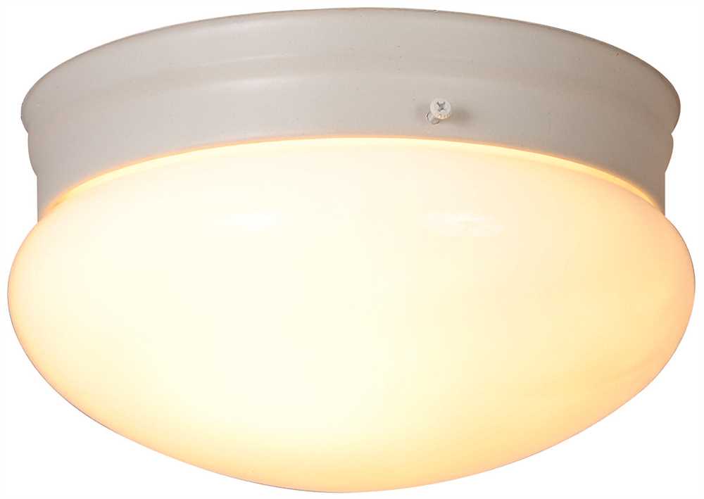 Royal Cove 671330 2-Light White Flushmount
