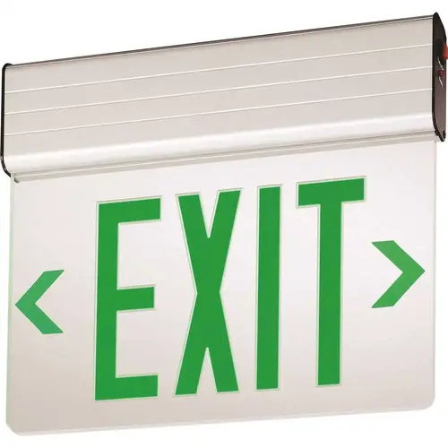 EDG Aluminum LED Green Emergency Exit Sign Color/Finish Family EDG Aluminum LED Green Emergency Exit Sign Color/Finish Family