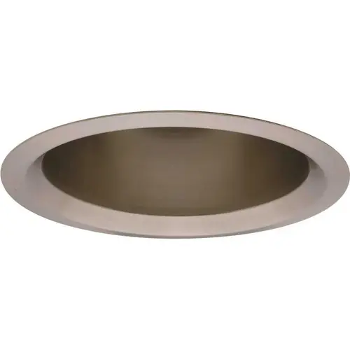 6 in. Recessed Brushed Nickel Incandescent Open Trim