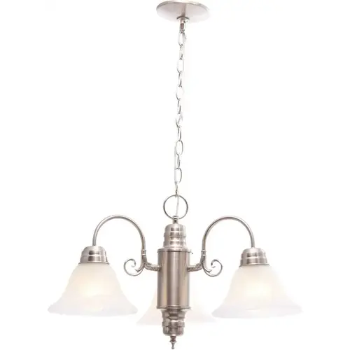Millbridge 3-Light Satin Nickel Chandelier Color/Finish Family